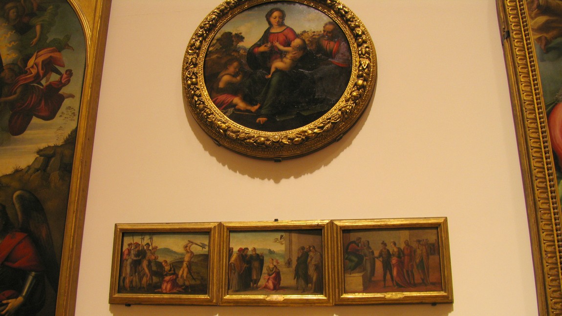 Artwork in the Galleria