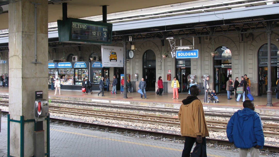 Train station in Bologna