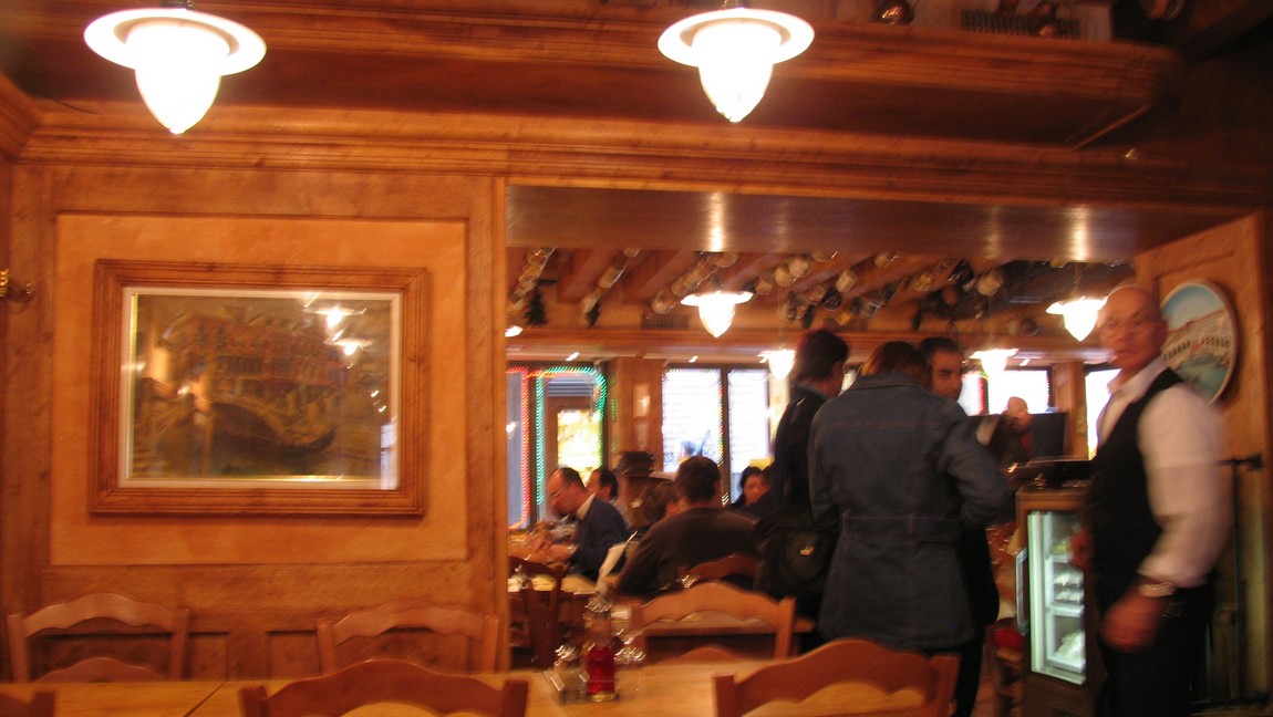 At a restaurant
