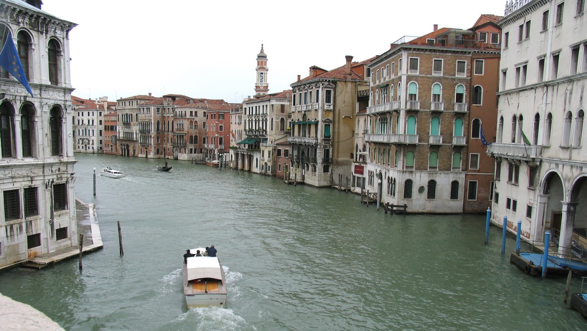 View from the Rialto Bridge