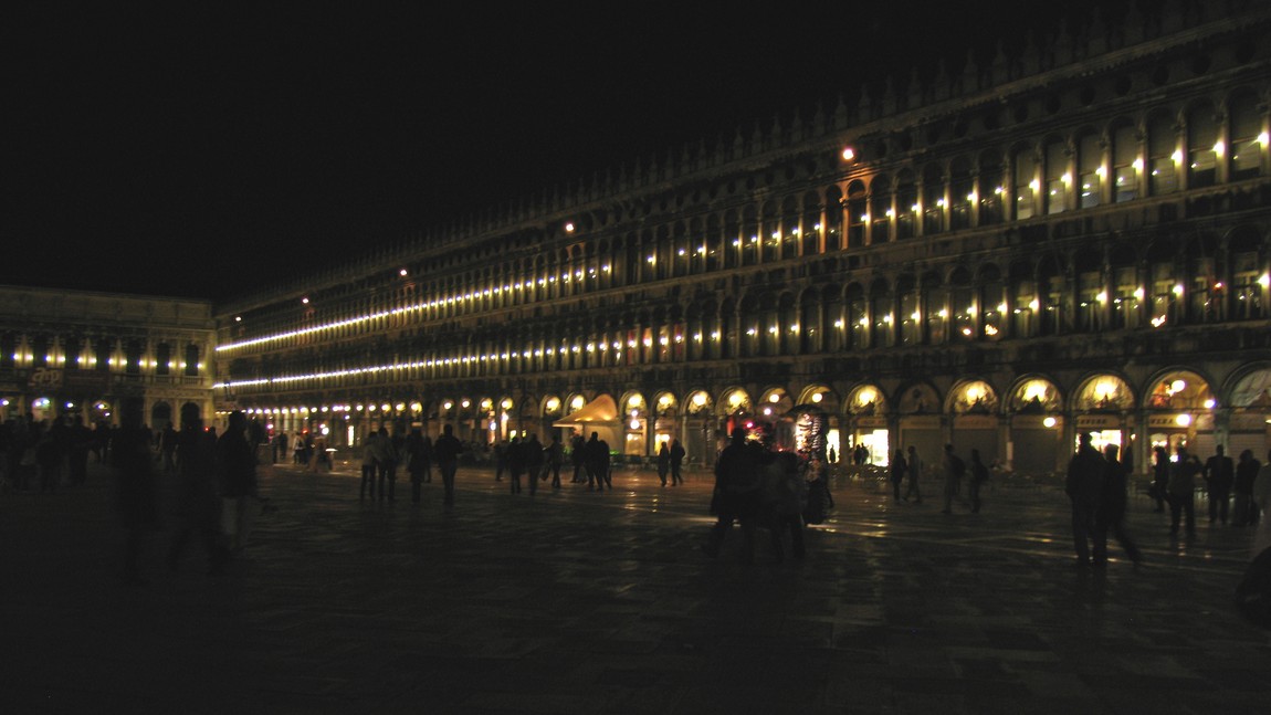 Saint Mark's Square at night