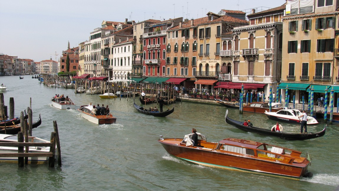 View from the Rialto Bridge