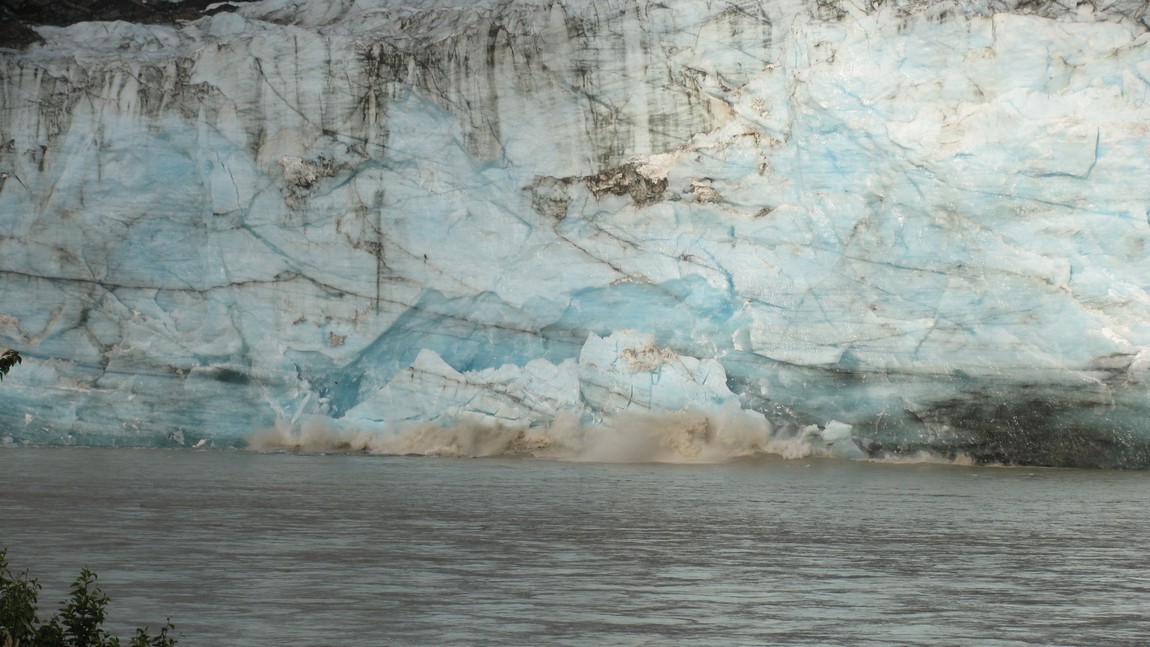 Large slab of ice