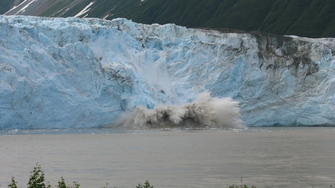 Large chunks of ice