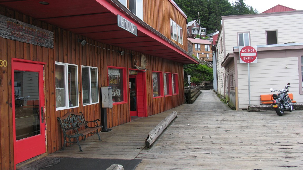 Walking around downtown