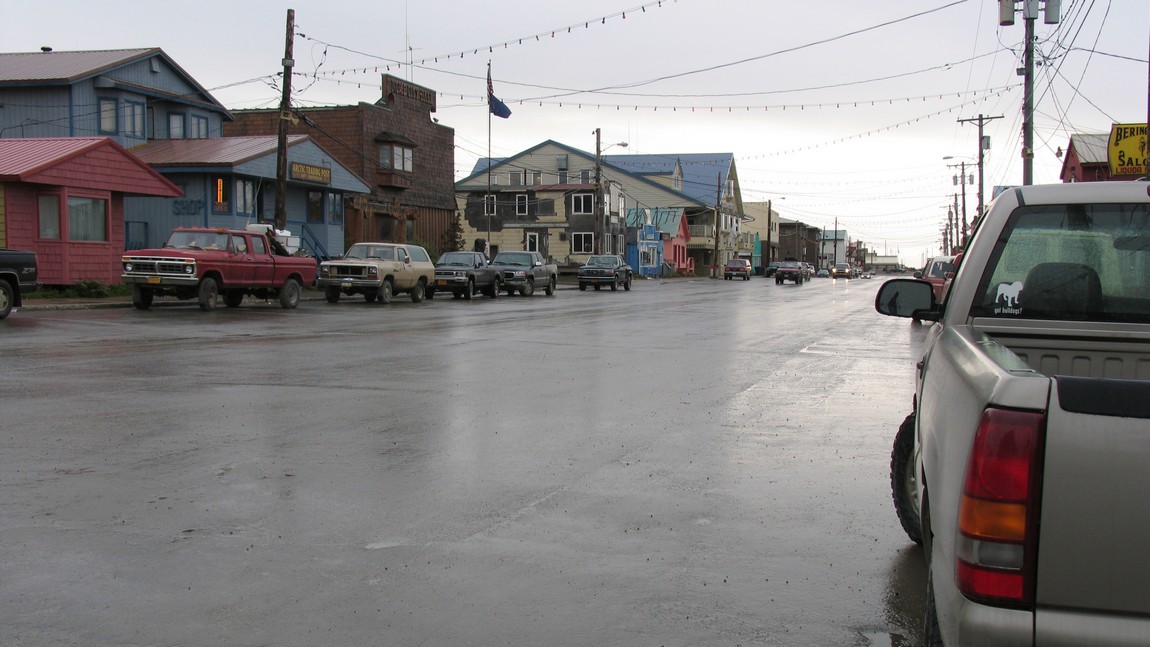Drizzly Nome morning