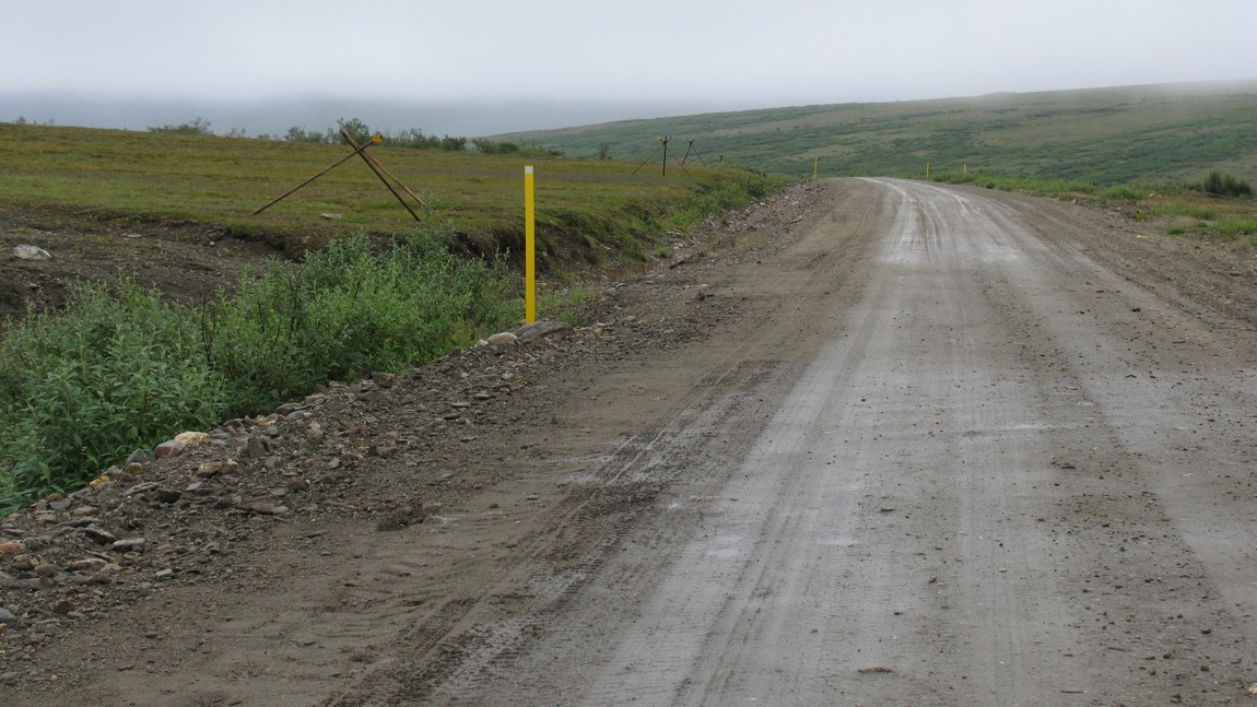 Thirty miles north of Nome