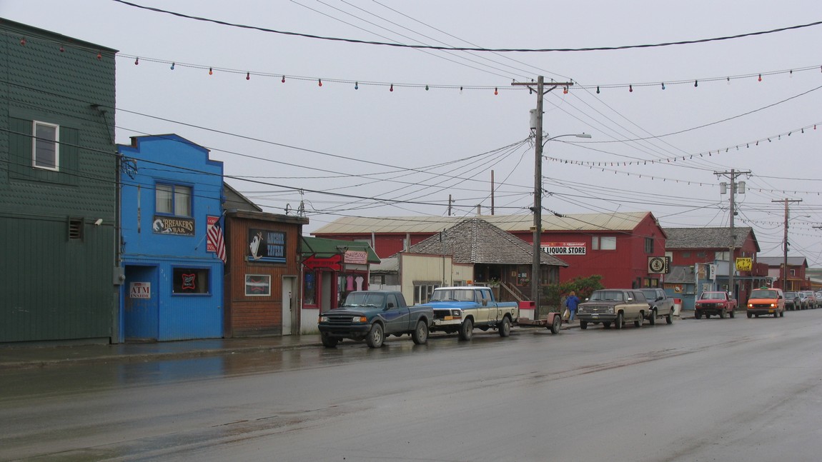 Walking on Front Street