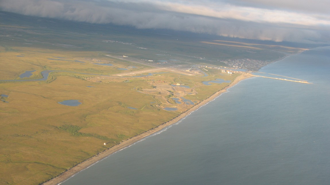 Flying out of Nome