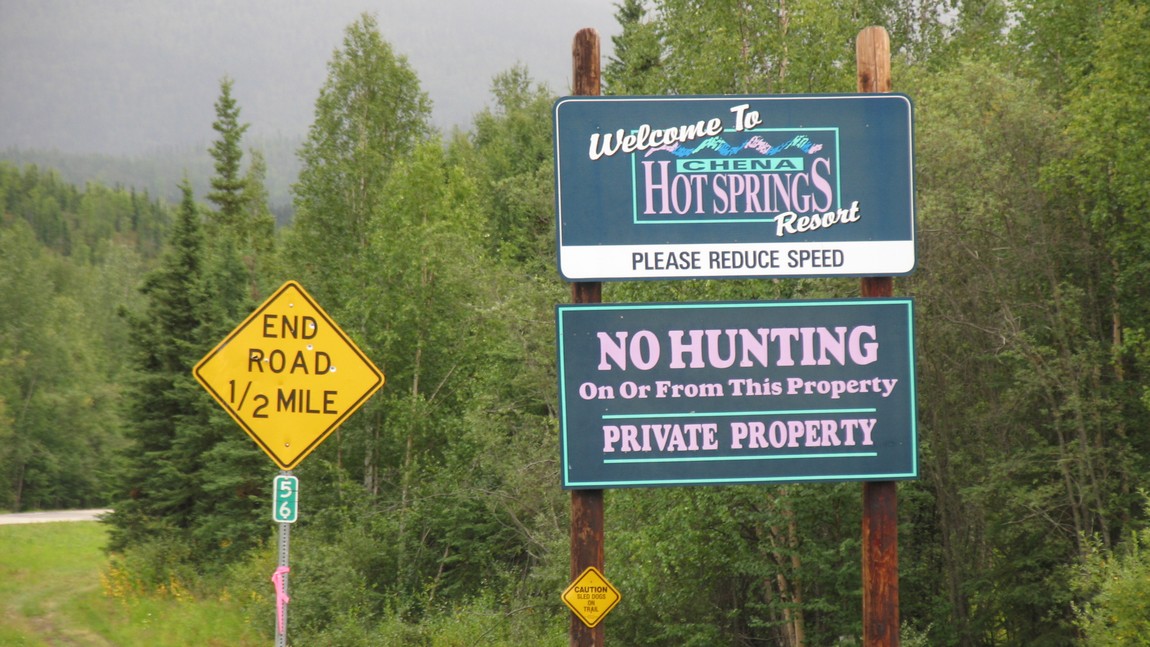 Side trip to Chena Hot Springs