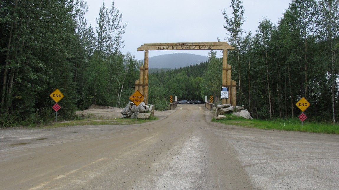 Side trip to Chena Hot Springs