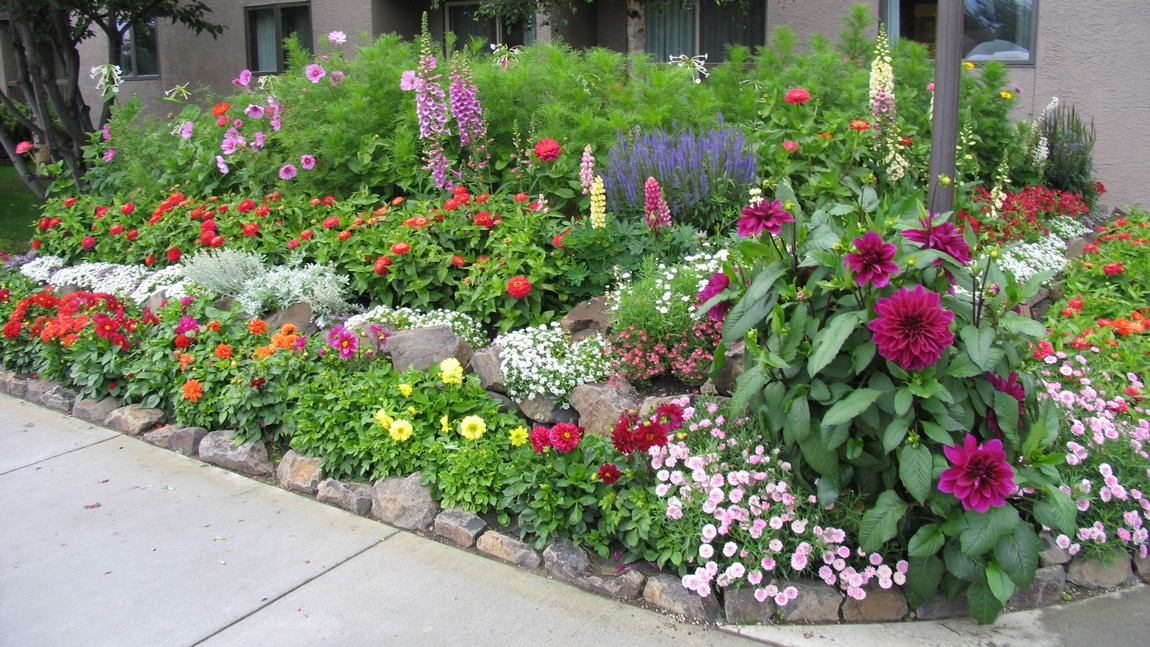 Flowers outside Sophie Station