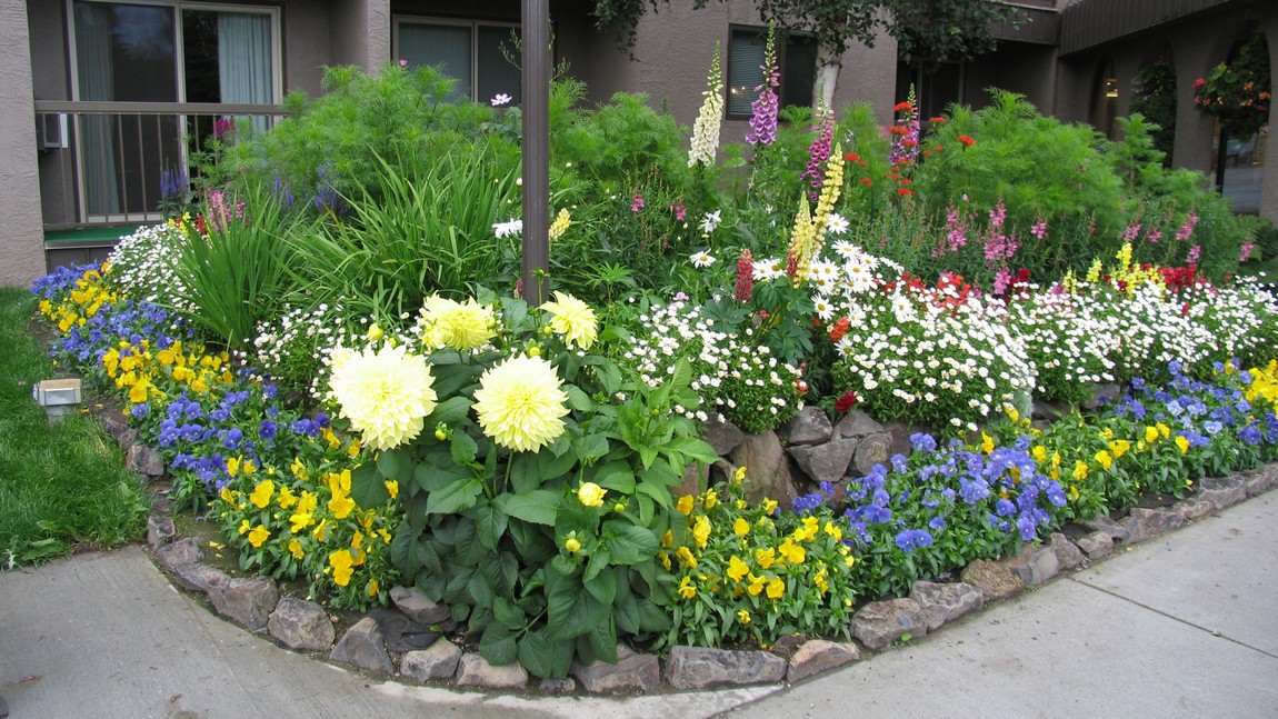Flowers outside Sophie Station