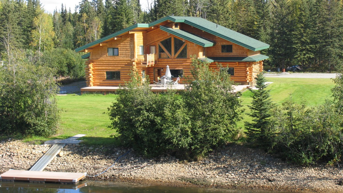 Nice log house