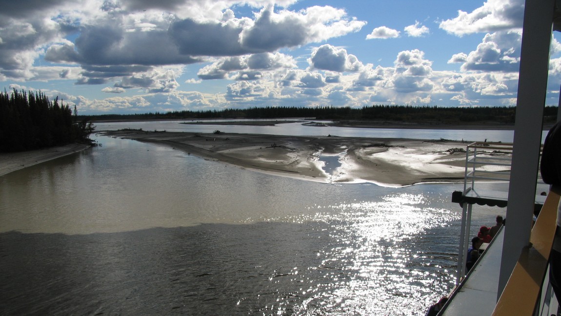 Chena River flows into the Tanana River