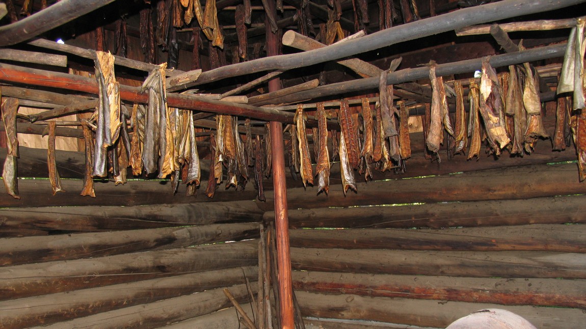 Drying fish