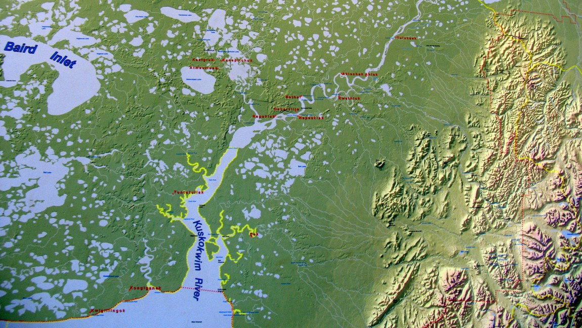 Map of the Bethel area