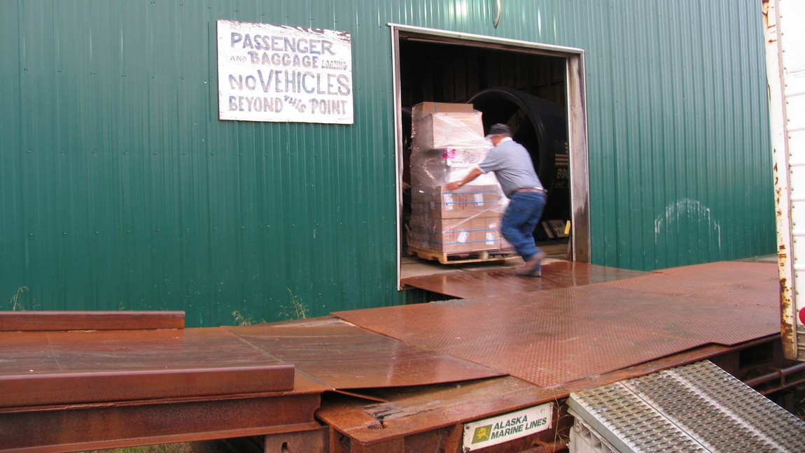 Loading pallets