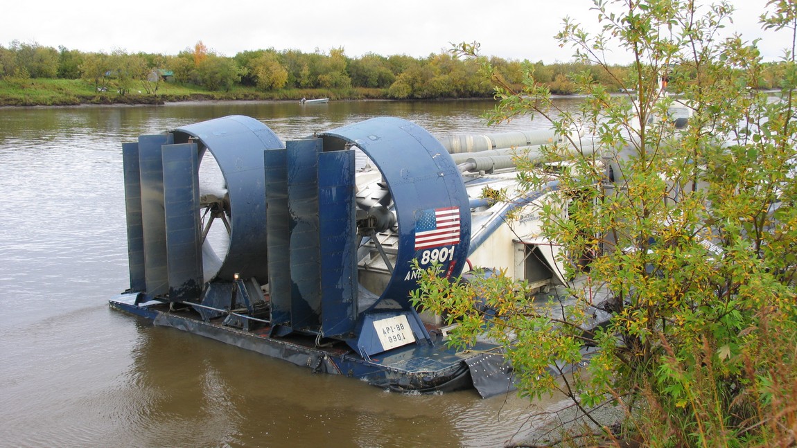 Parked on the river's edge