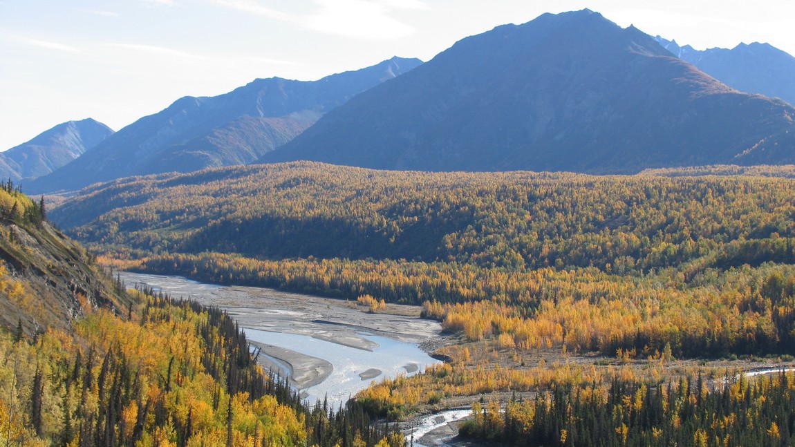 Above the Matanuska River