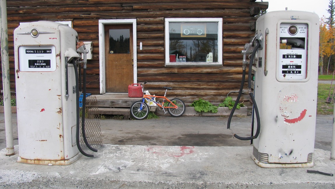 Old gas station