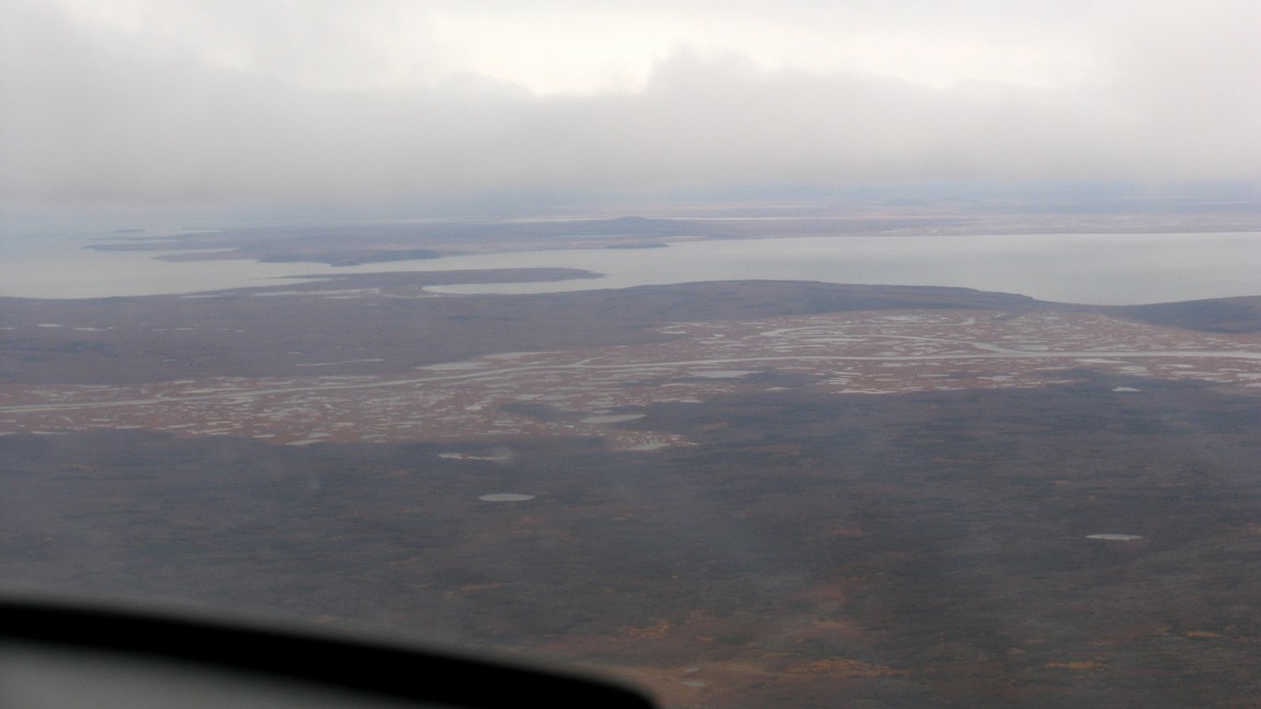 Flying from Nome to Stebbins