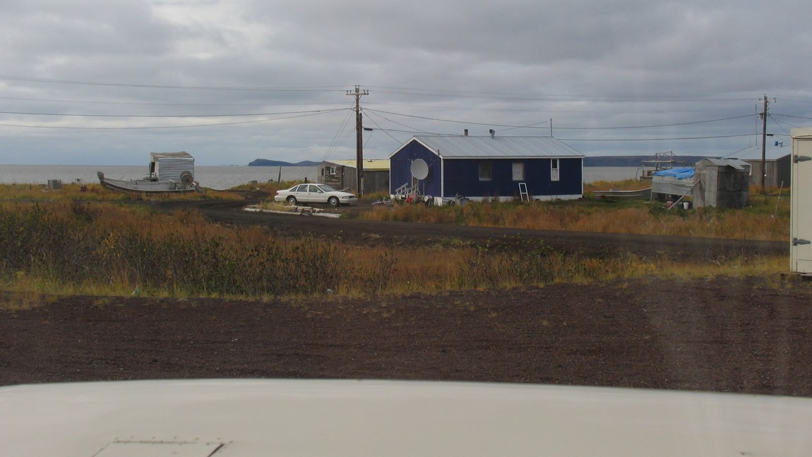 At the airstrip in Stebbins