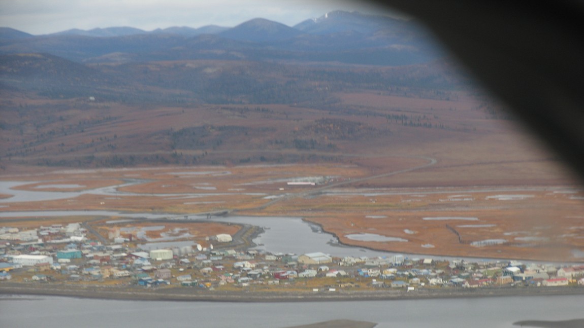 Approaching Unalakleet
