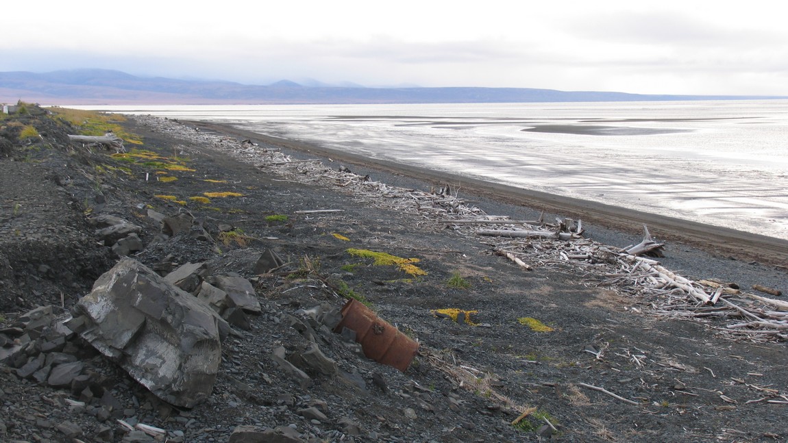 Shoreline in Unalakleet