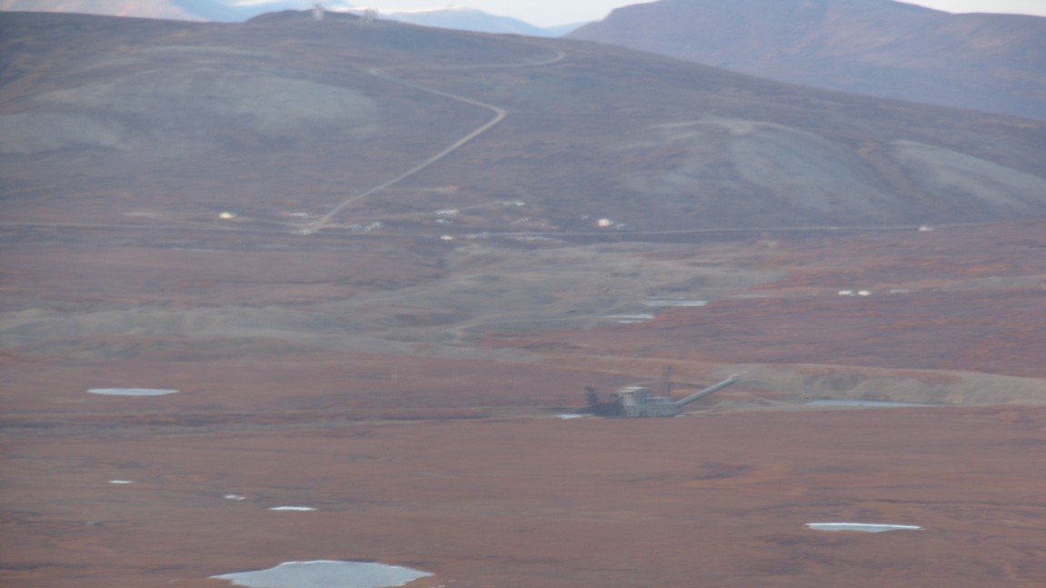 One of the gold dredges