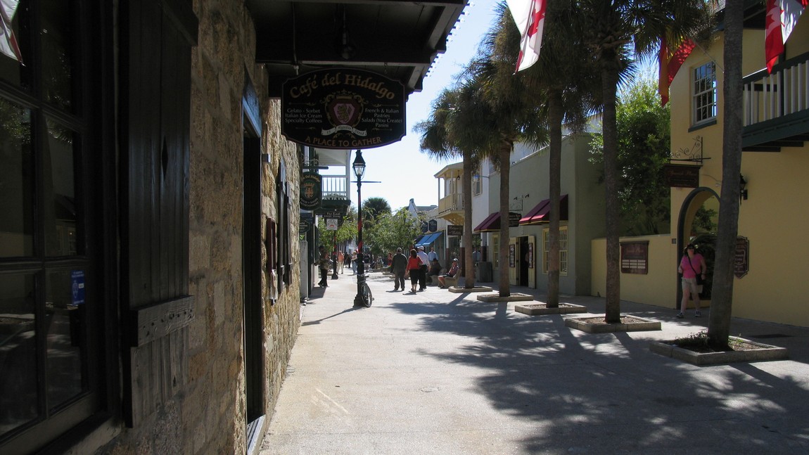 Walking around Saint Augustine