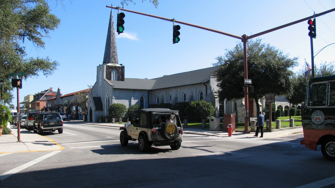 Walking around Saint Augustine