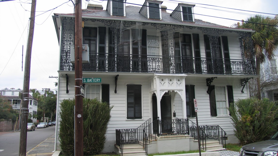 House with great iron work