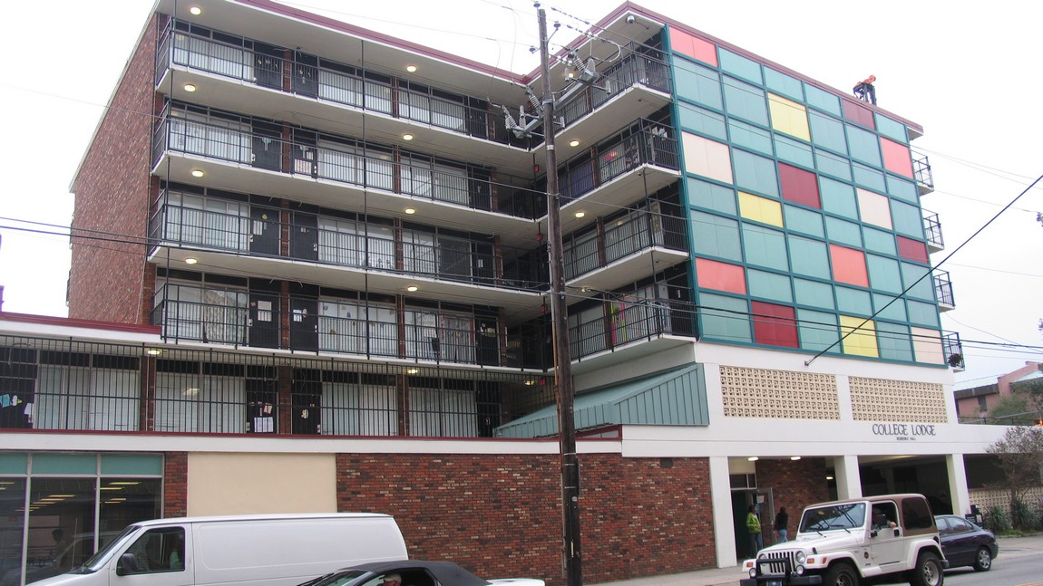 Colorful student dormitory