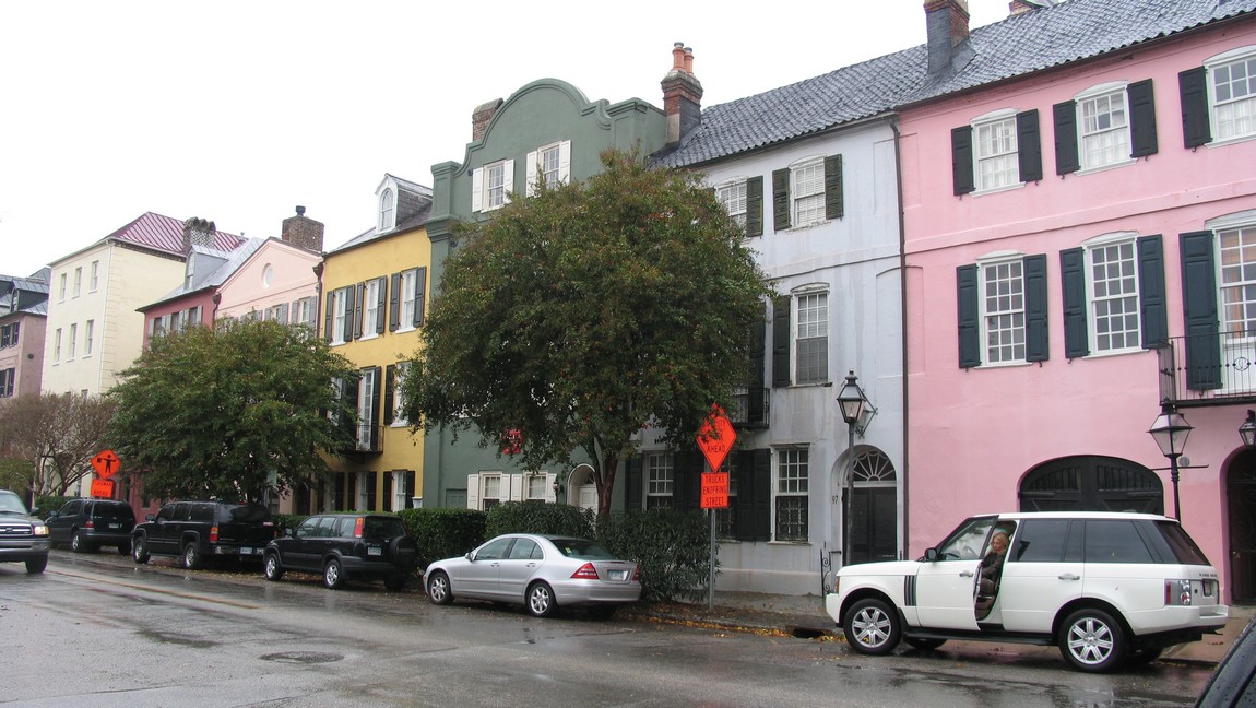 Multi colored houses