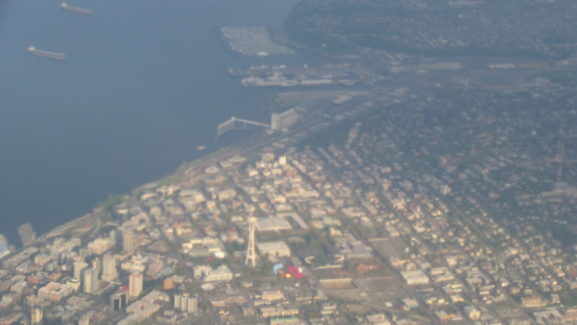 Flying out of Seattle Washington