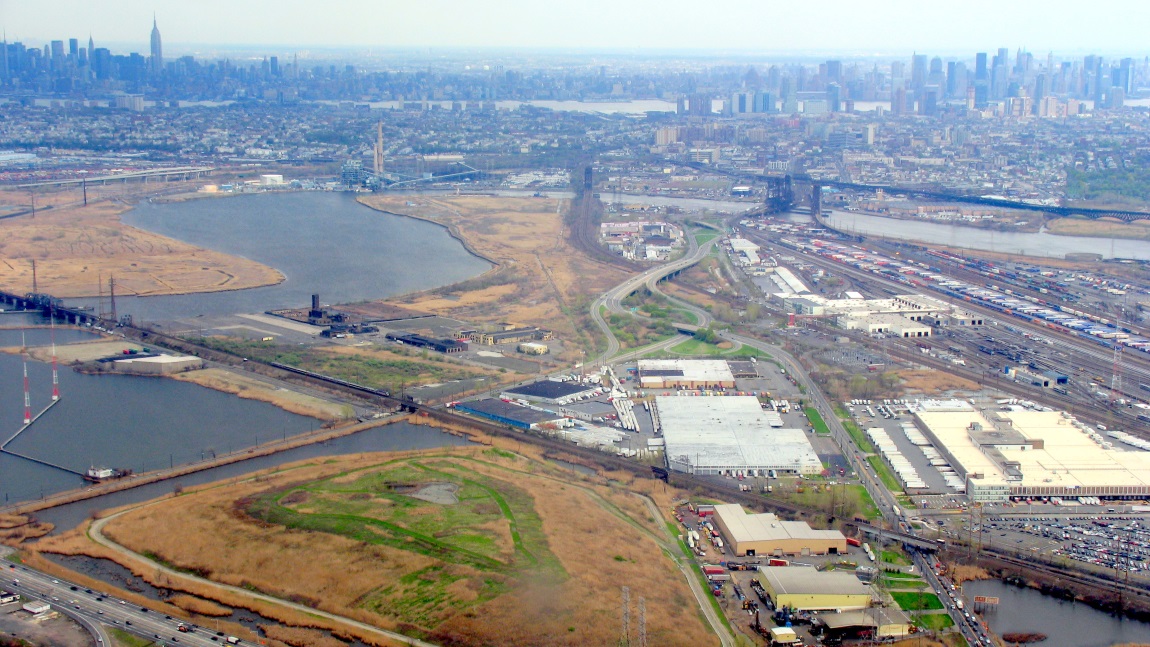 Flying into Newark