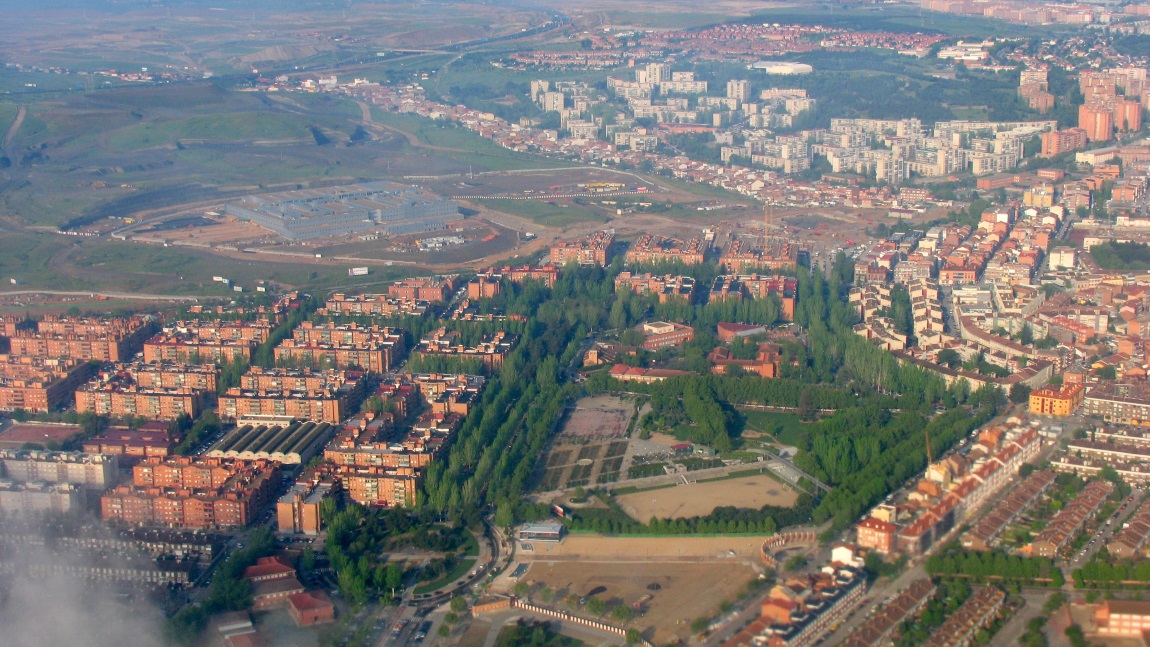 Landing in Madrid