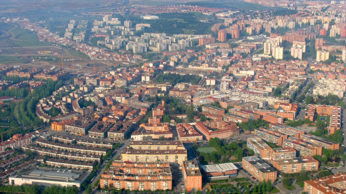 Landing in Madrid