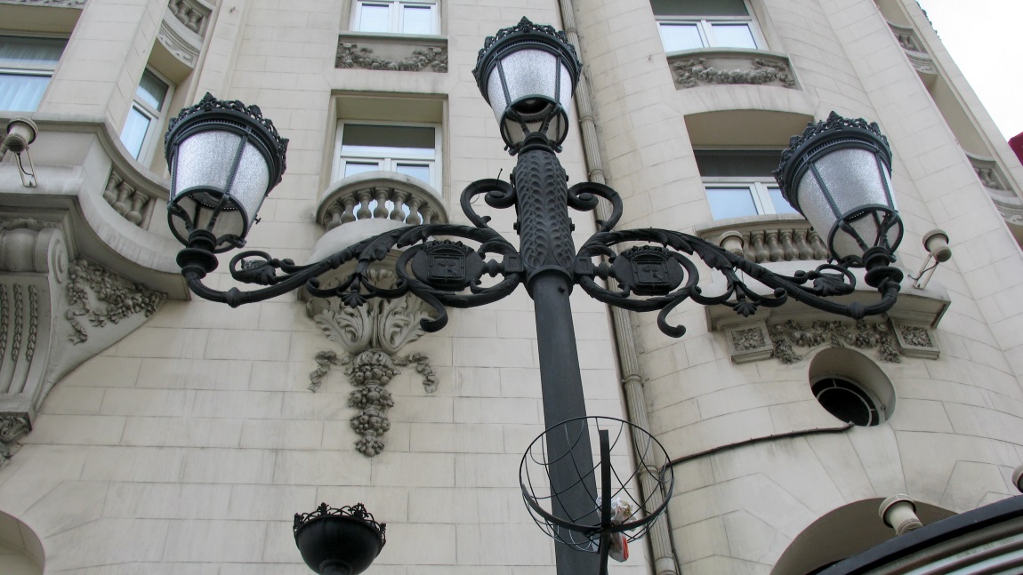 Outside the Palace Hotel