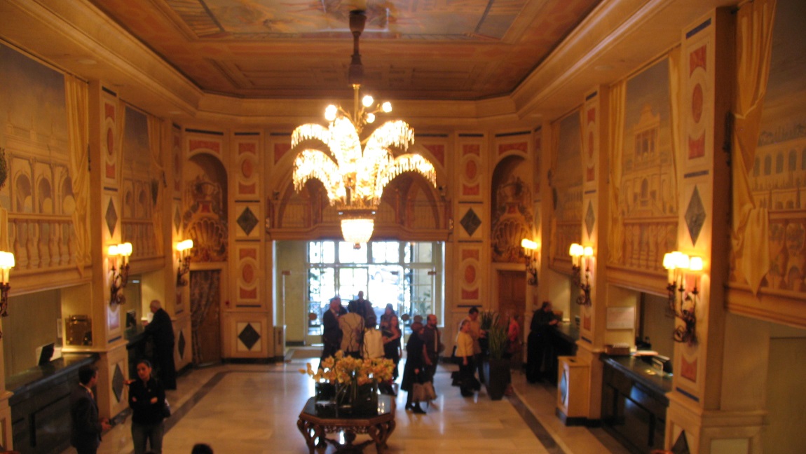 Inside the Palace Hotel