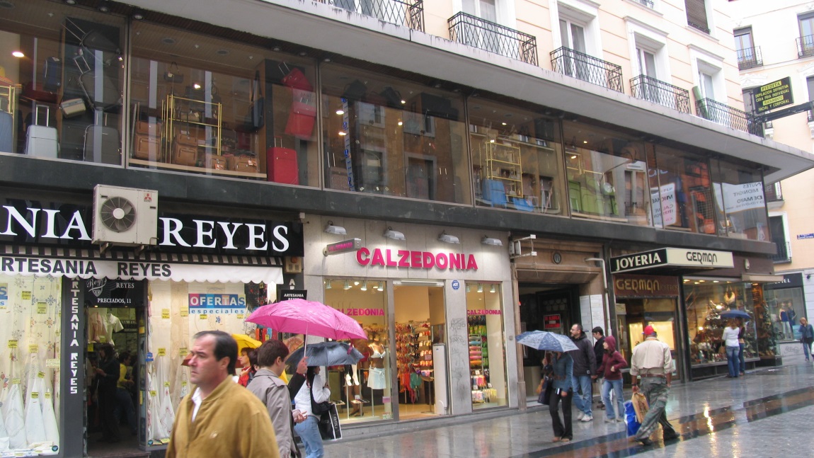 Walking on Calle Gran Via