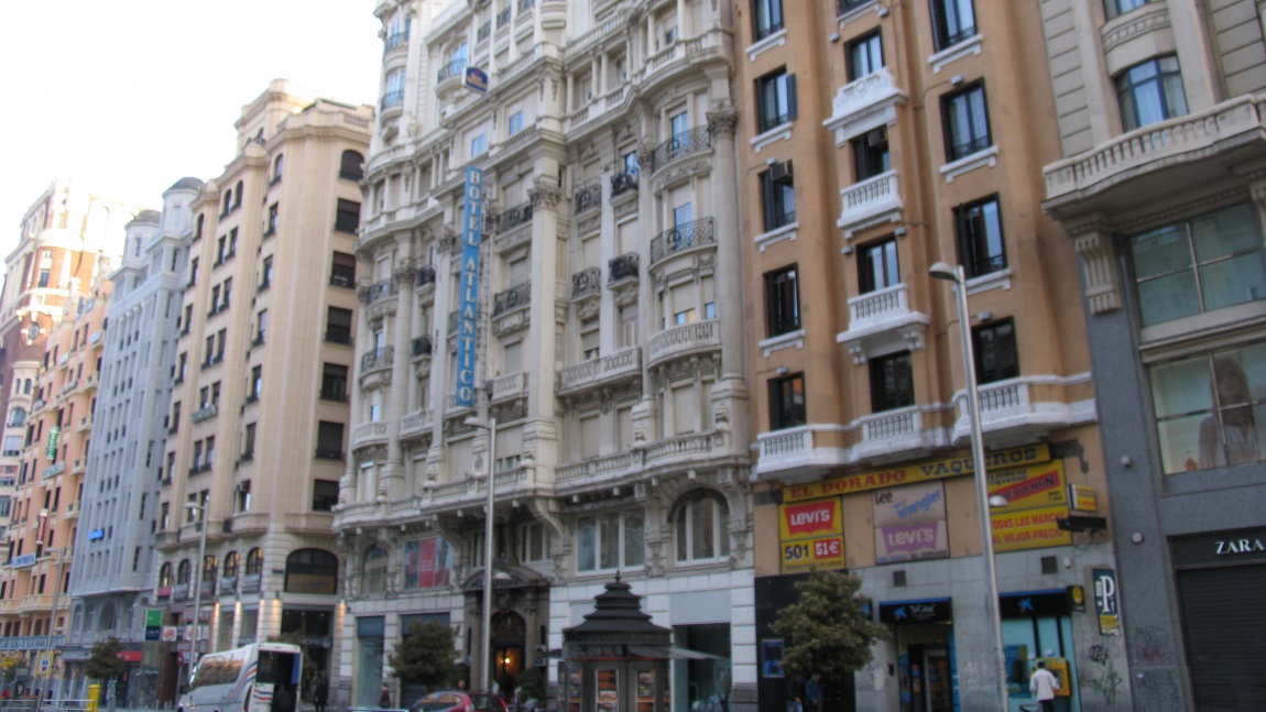 Hotel Atlantico on Calle Gran Via