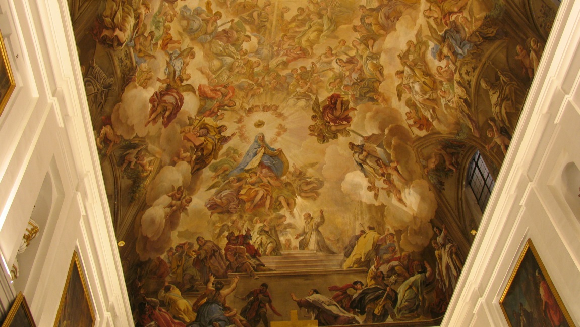 Inside the Santa Iglesia Catedral Primada de Toledo church