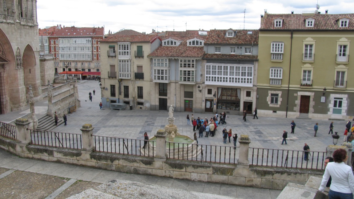 Next to the Burgos Cathedral