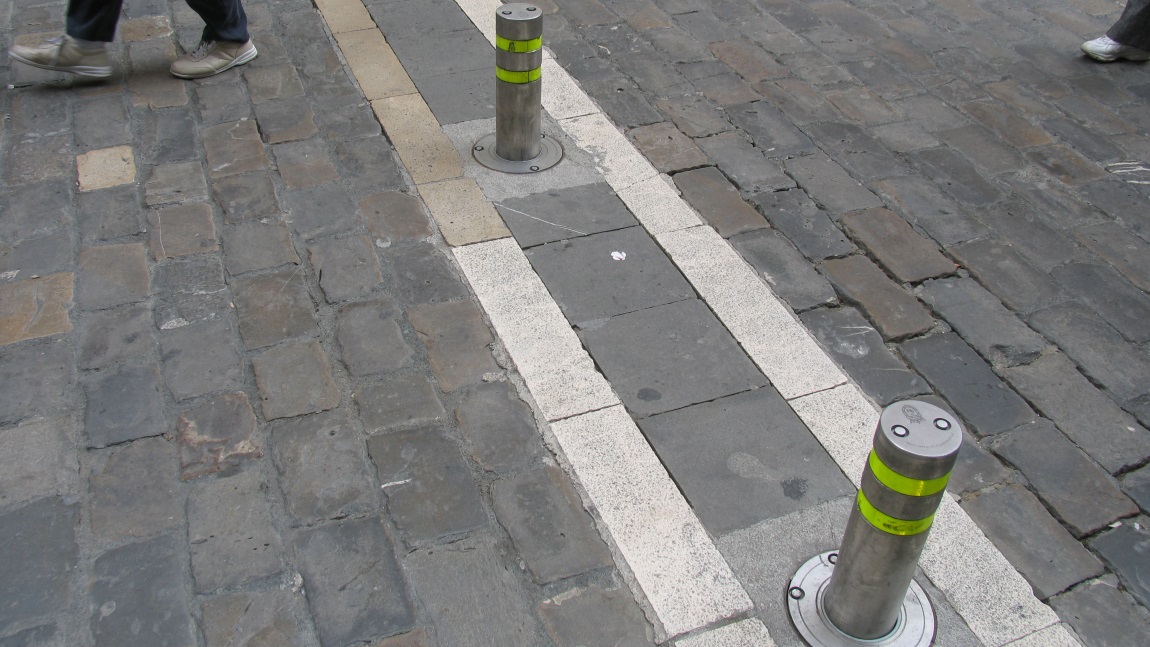 Posts block cars