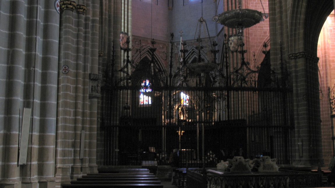 Inside Pamplona Cathedral