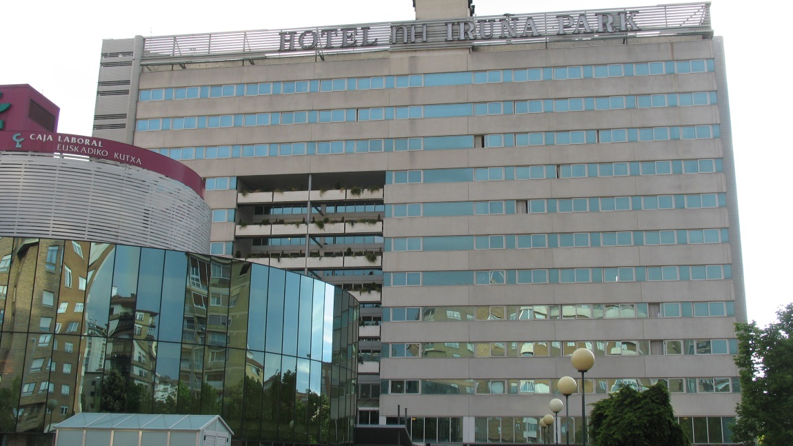 Our hotel in Pamplona