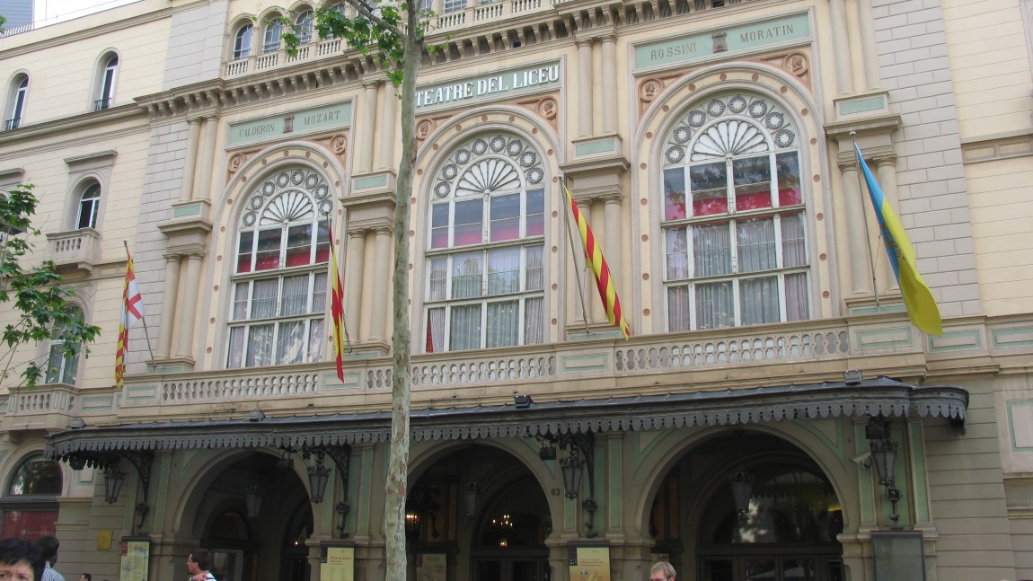Gran Teatre del Liceu on La Rambla