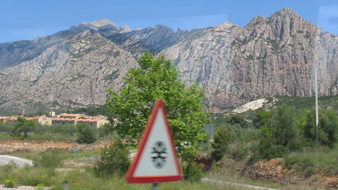 Montserrat visible in the distance
